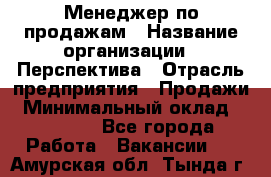 Менеджер по продажам › Название организации ­ Перспектива › Отрасль предприятия ­ Продажи › Минимальный оклад ­ 30 000 - Все города Работа » Вакансии   . Амурская обл.,Тында г.